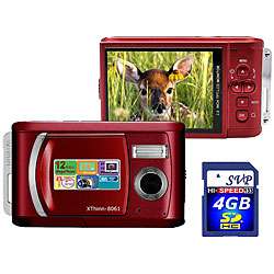 SVP Xthinn 8061R 4GB LCD Camera and 4 GB Card  