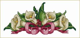 Calla Lilies machine embroidery designs for 5x7 hoops  