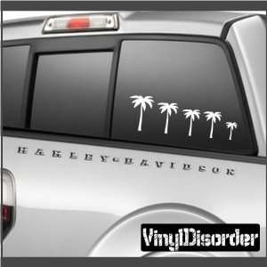 Family Decal Set Palm Trees 01 Stick People Car or Wall Vinyl Decal 