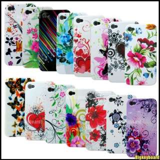 FLOWER HARD CASE COVER FOR Apple Iphone 4G OS 4  