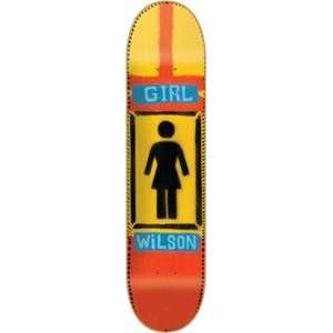  Girl Jeron Wilson BA Stencil OG Skateboard Deck   8 x 31 