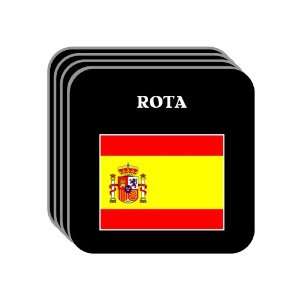  Spain [Espana]   ROTA Set of 4 Mini Mousepad Coasters 