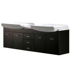 Vigo 59 inch Double Bathroom Vanity  