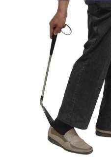   Handle Shoehorn Shoe Horn AID Stick Silver Stainless Steel 58CM  