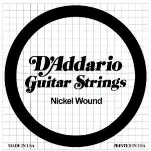  DAddario Sngl Nickel Wnd Fen Vi 084 Musical Instruments