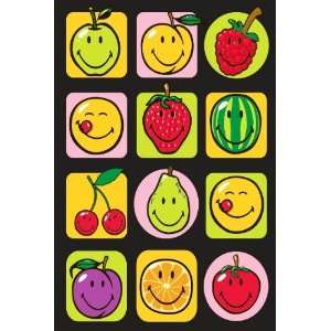  LA Rugs Smiley Face Fruitti Rug SW18 Baby