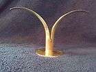 6a62 vintage swedish brass candlestick lily candle holder returns 