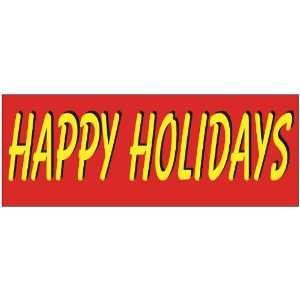 Bright Happy Holidays Business Banner 