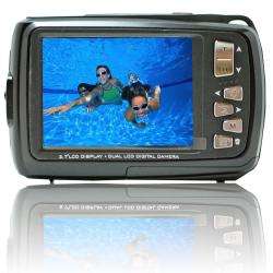   5500 Black 18 MP Dual Screen Waterproof Digital Camera  