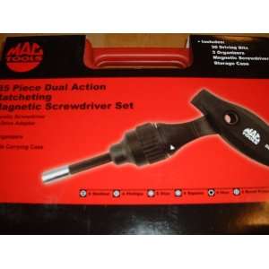 Mac Tools 35 Piece Dual Action Ratcheting Magnetic Screwdriver Set w 