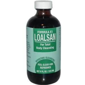  Loalsan, Formula X1, For Total Body Cleansing, 8 fl oz 