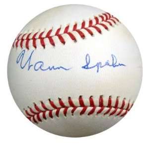  Warren Spahn Autographed Ball   NL PSA DNA #P41474 