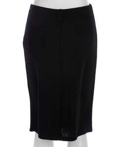 DKNY Womens Knee Length Matte Jersey Skirt  