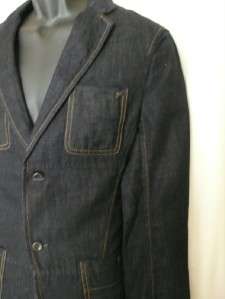 155 Armani Exchange men workwear denim jeans jacket blazer casual 