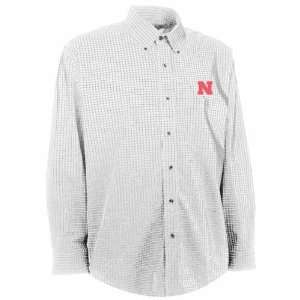    Nebraska Esteem Button Down Dress Shirt (White)