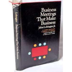 Business Meetings that Make Business  Books