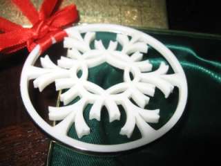 1984 Lenox China Snowflake Ornament Snow Star Boxed  