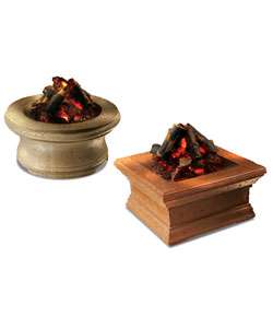 Cordless Tranquility Fire Pit Fountain  