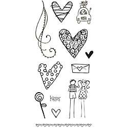 Fiskars Valentines Day Clear Stamps  
