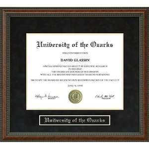 University of the Ozarks Diploma Frame 