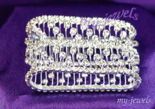 Wedding Bridal Crystal Bangle Bracelet B004  