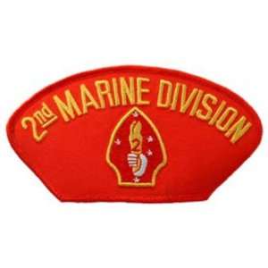  U.S.M.C. 2nd Marine Division Hat Patch 2 3/4 x 5 1/4 