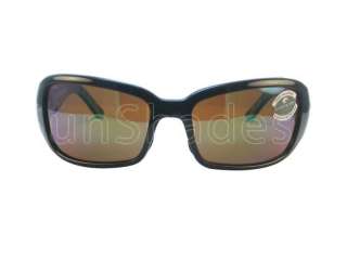 Costa del Mar Gatun Black Green Mirror 580 Sunglasses  
