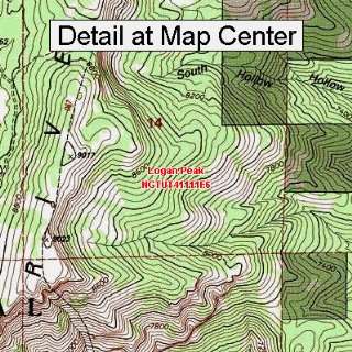   Map   Logan Peak, Utah (Folded/Waterproof)