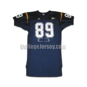 Navy No. 89 Game Used Kent State Russell Football Jersey (SIZE 48 