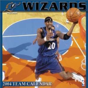  Washington Wizards 2004 16 month wall calendar 
