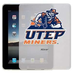 UTEP Mascot on iPad 1st Generation Xgear ThinShield Case 