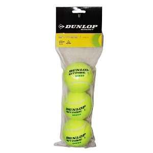   Stage 1 Green Felt Low Compression 3 Tennis Balls In Polybag Sports