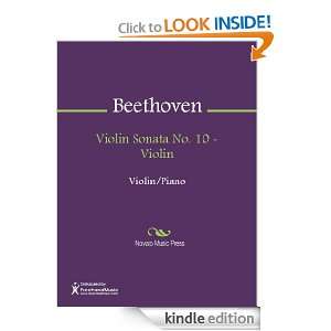 Violin Sonata No. 10   Violin Sheet Music Ludwig van Beethoven 