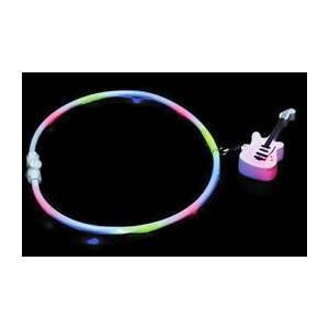  Rainbow LED Lanyard with Guitar 