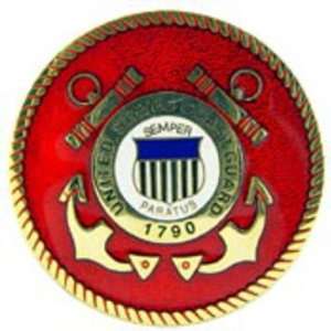  U.S. Coast Guard Logo Pin 1 1/2 Arts, Crafts & Sewing