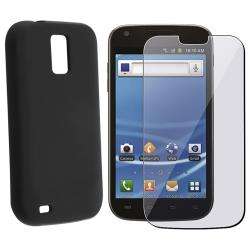 Black Skin Case/ Screen Protector for Samsung Galaxy S2 Hercules T989 
