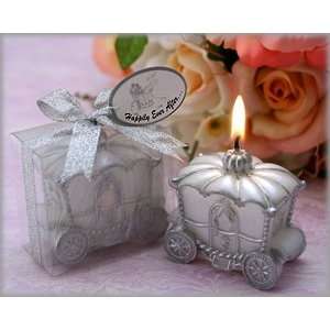  Tea Party Favors   Carriage Candle Wedding Favors 