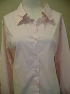 Multiplicity Long Sleeve Button Front Woven Shirt Pink  