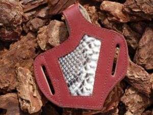 Barsony Python Leather Holster COLT COMPACT 1911 9MM 45  