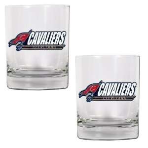  Cleveland Cavaliers 2pc Rocks Glass Set