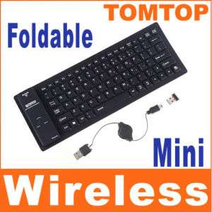 Mini Wireless Flexible Silicone Foldable Keyboard  