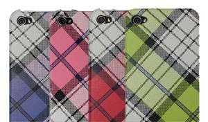 Red Plaid iPhone 4 Case   Hard Striped Cover 4G  