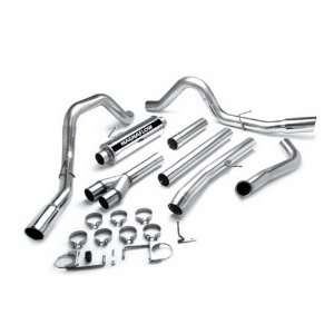   15967 Stainless Steel 4 Dual Turbo Back Exhaust System Automotive