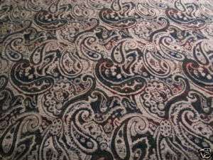 5yx56.5 Chenille Paisley Upholstery Fabric Z96  