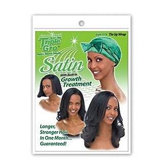   GRO Satin with Built In Growth Treatment Tie Up Wrap (Model 7774