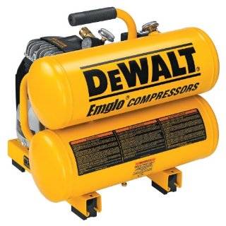 DEWALT D55151 14 Amp 2 1/2 HP 4 Gallon Oiled Twin Hot Dog Compressor