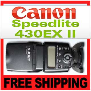 Canon 430EX II Speedlite TTL Shoe Mount Flash 718122096664  