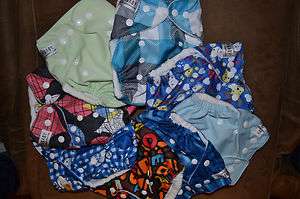   Sunbaby Cloth Diapers w/ new microfiber insert   Pocket Diapers  