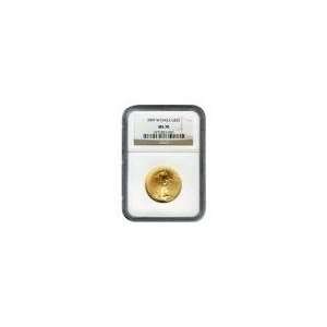    Certified American $5 Gold Eagle 2007 W MS70 NGC Toys & Games