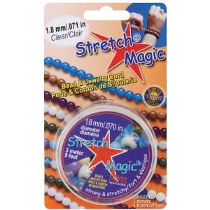   8mm Bead & Jewelry Cord   3 meters/Clear Arts, Crafts & Sewing